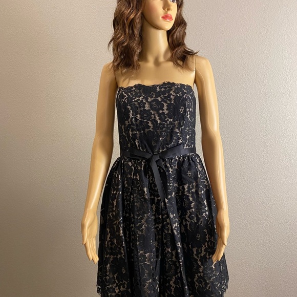 Robert Rodriguez Black Lace Party Formal Cocktail Dress Size 4 - NWT - Picture 2 of 10